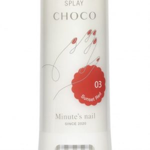 Minute's nail NAIL LACQUER SPLAY CHOCO Sunset Red